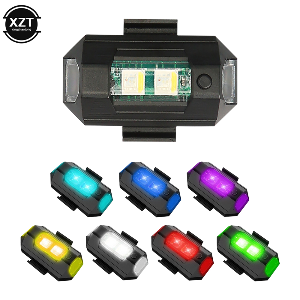 Drone Led Light - Drone Stroboscopique Anti-Collision à LED USB,