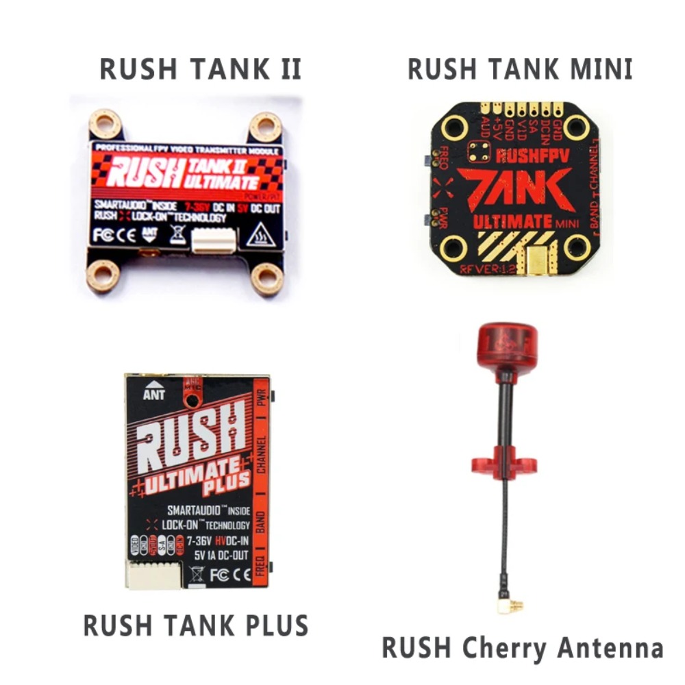 Drone Transmitter - Émetteur vidéo RUSH TANK Ultimate II/Mini/PLUS/Solo
