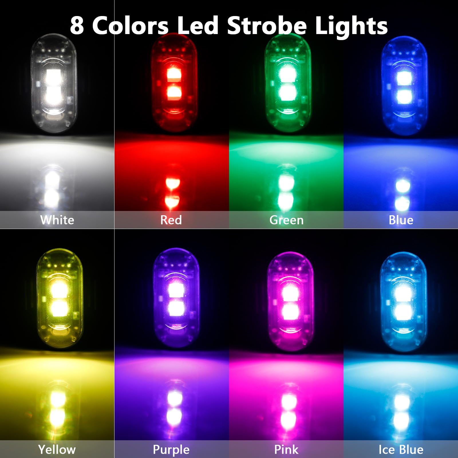 4 pièces de feux stroboscopiqu - Drone Led Light avis et prix