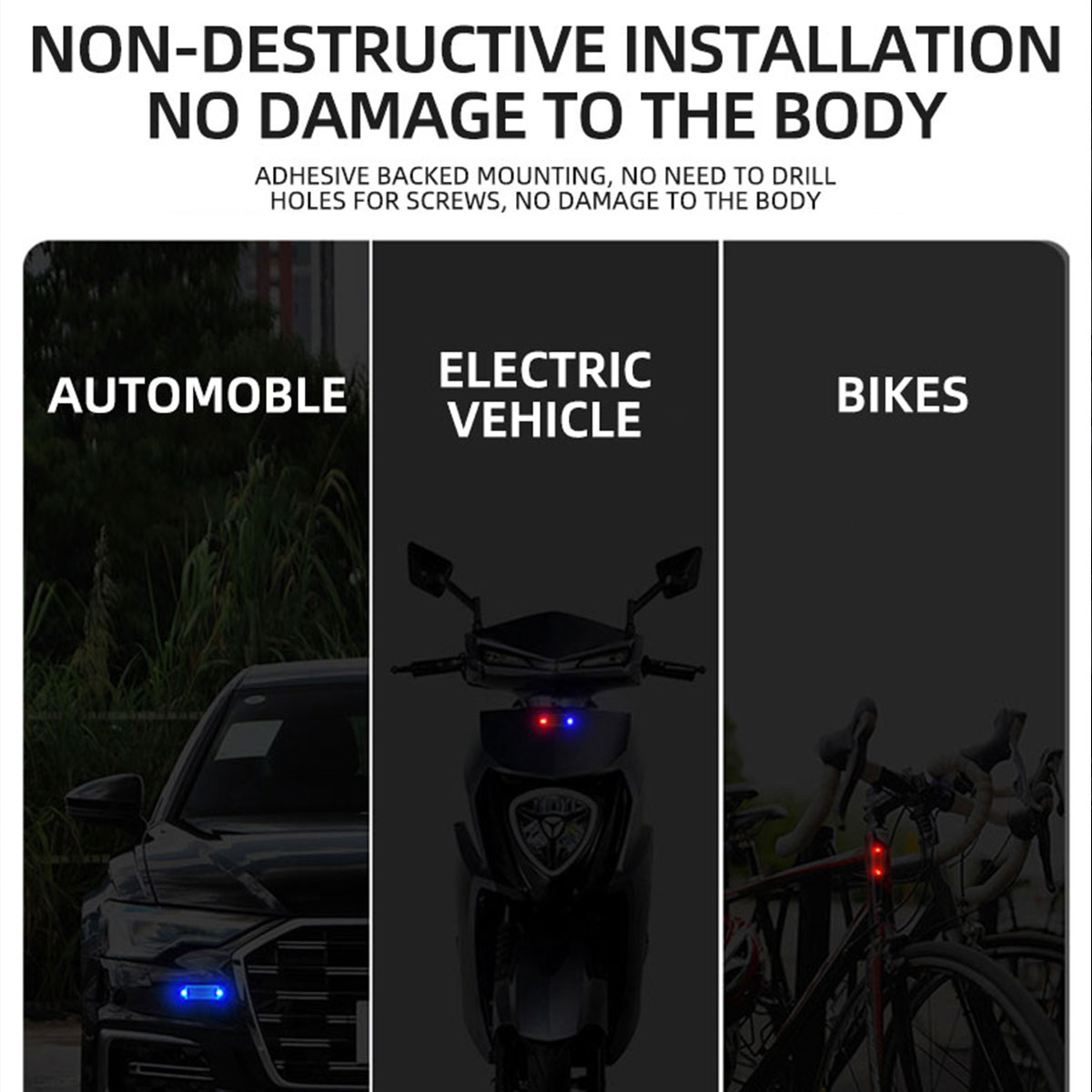 Voyant d'alarme antivol à éner - Drone Led Light avis et prix