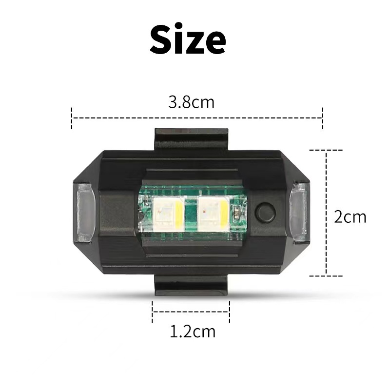 Lumière de moto, lumière strob - Drone Led Light avis et prix